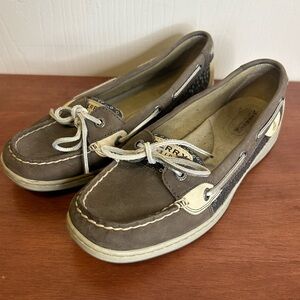 Sperry Top-Sider‎ Boat Shoe with sequins, Size 8.5